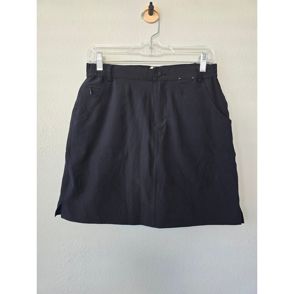 Tilley Black Skort w/ Built‑in Shorts Active Casual Size S Comfort Casual Style